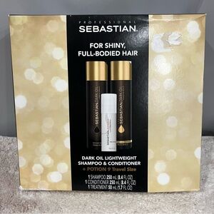 Sebastian Dark Oil Lightweight Shampoo & Conditioner Set - Black and Gold